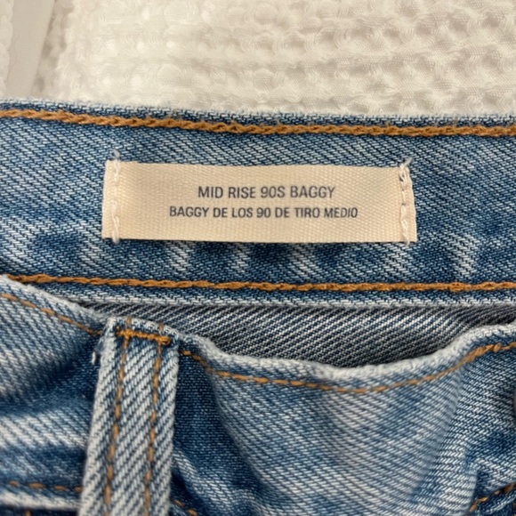 Women’s Mid-Rise Studded Baggy 90’s Jeans by Universal Thread - Picture 7 of 7